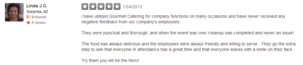 Review2GourmetCatering